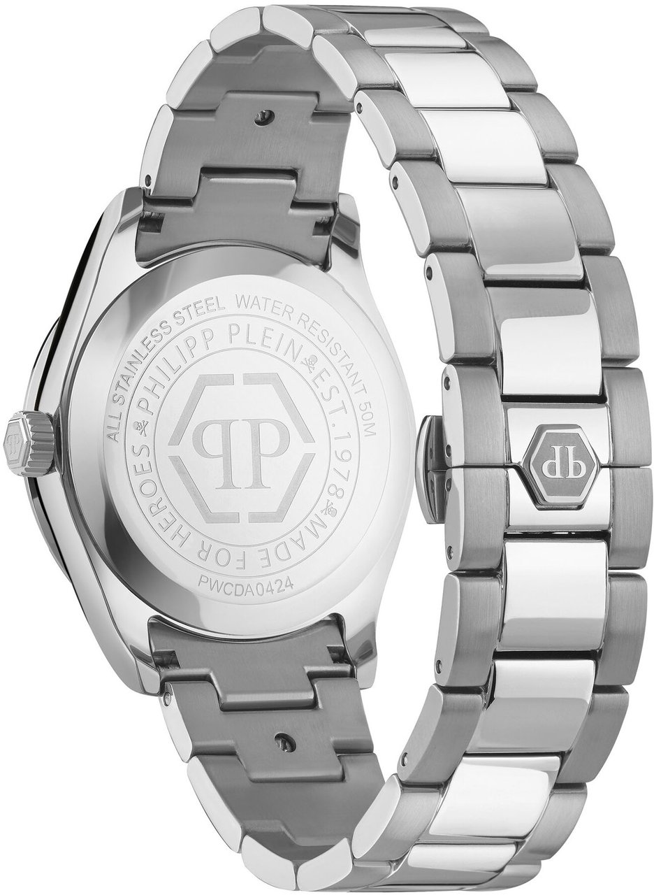 Philipp Plein PWCDA0424 Queen Crystal dameshorloge Blauw