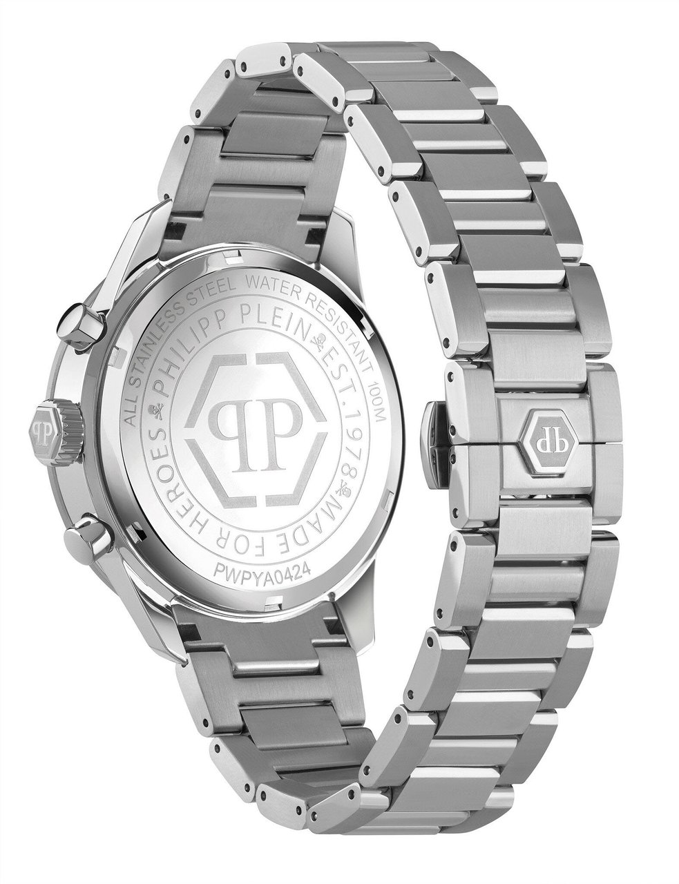 Philipp Plein PWPYA0424 Pleinmeter chronograaf horloge Zwart