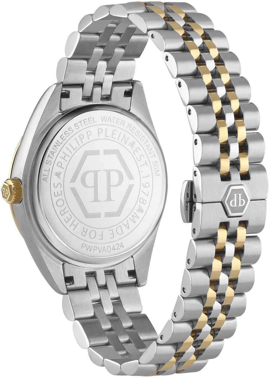 Philipp Plein PWPVA0424 Date Superlative Gent horloge Groen
