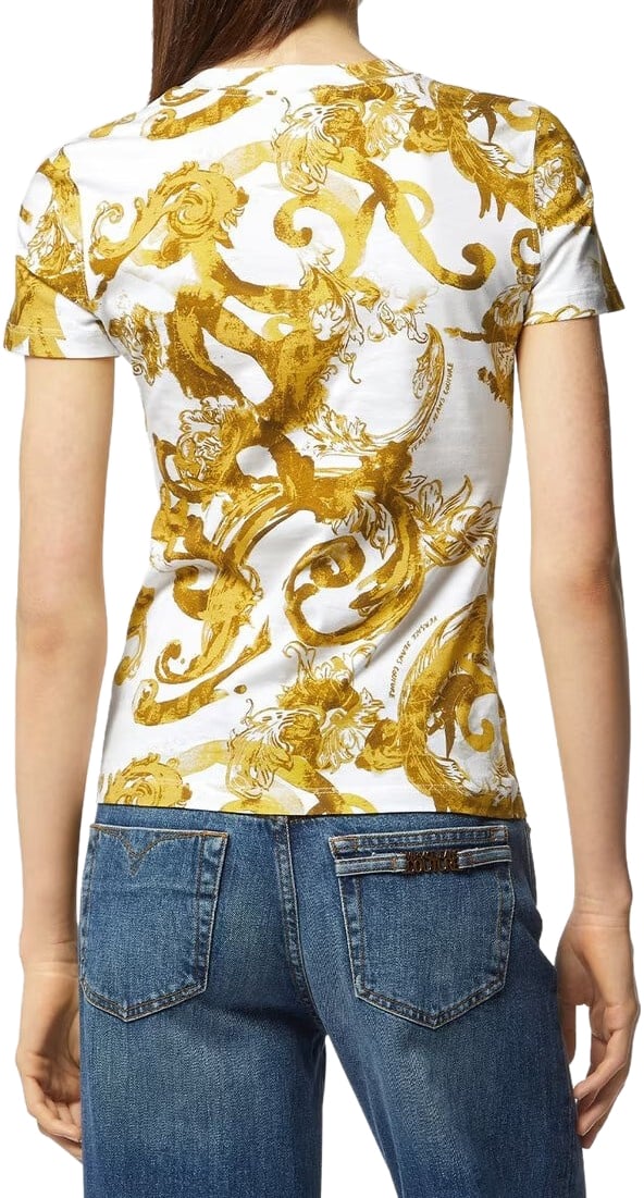 Versace Jeans Couture T-shirts And Polos White Neutraal