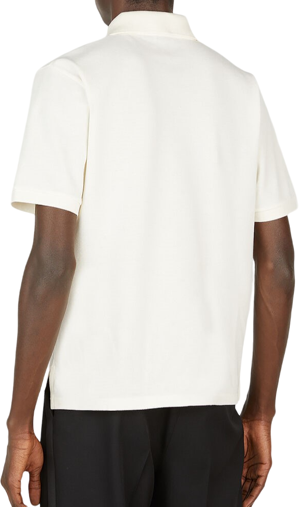 Saint Laurent Polo Cassandre Bianca Wit