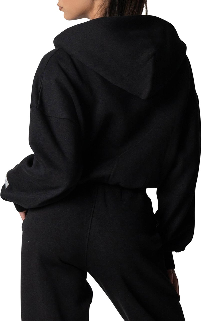 Quotrell Jada Zip Hoodie | Black Zwart