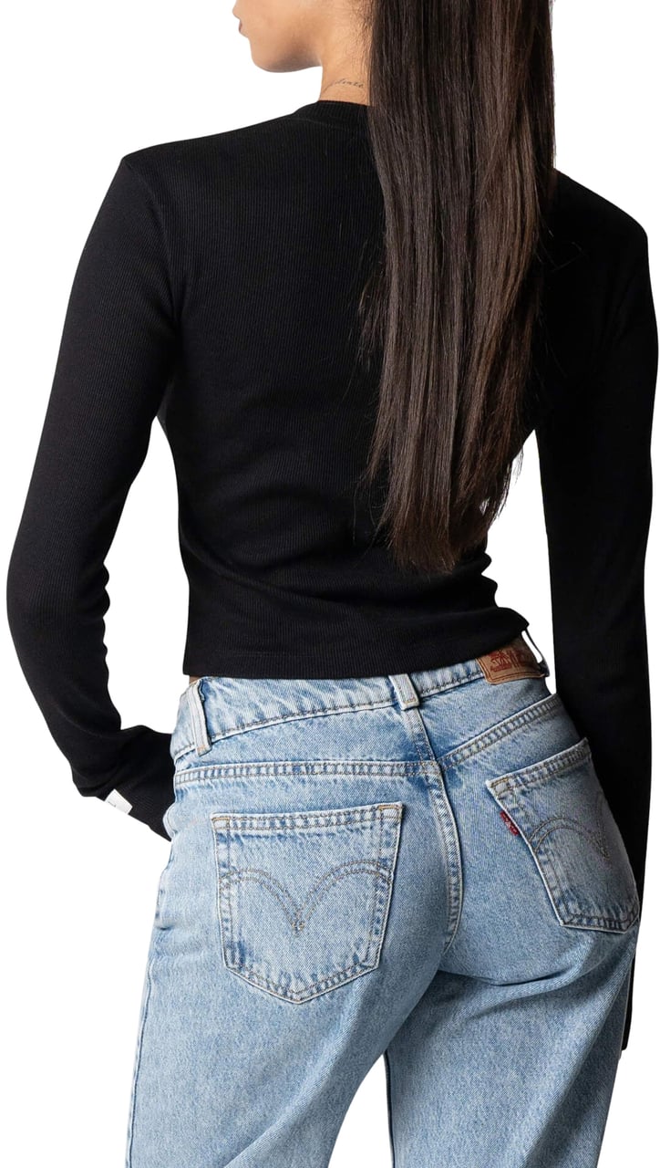 Quotrell Liv Top | Black Zwart