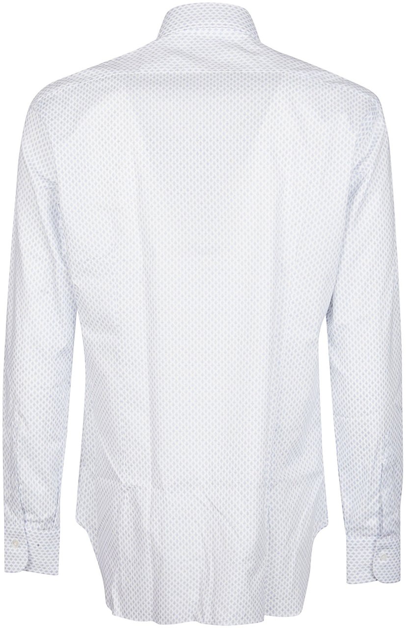 Barba Napoli Neck Shirt White Wit