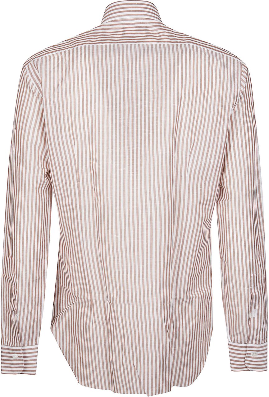 Barba Napoli Neck Shirt White Wit