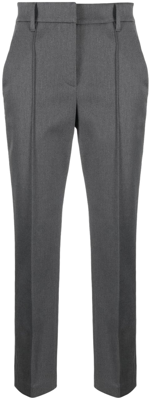 Brunello Cucinelli pantalone darkgray Grijs