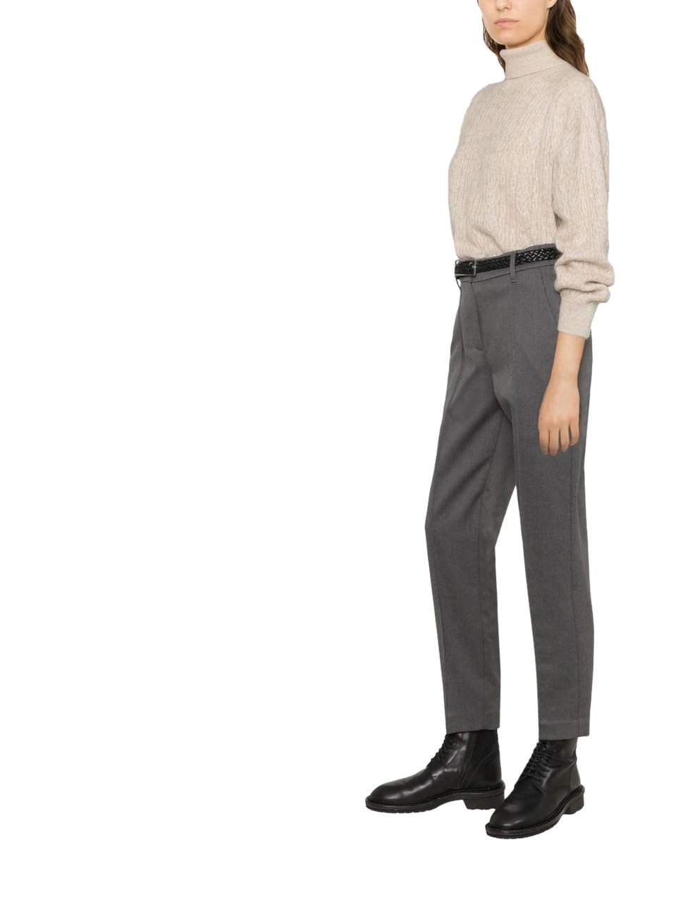 Brunello Cucinelli pantalone darkgray Grijs