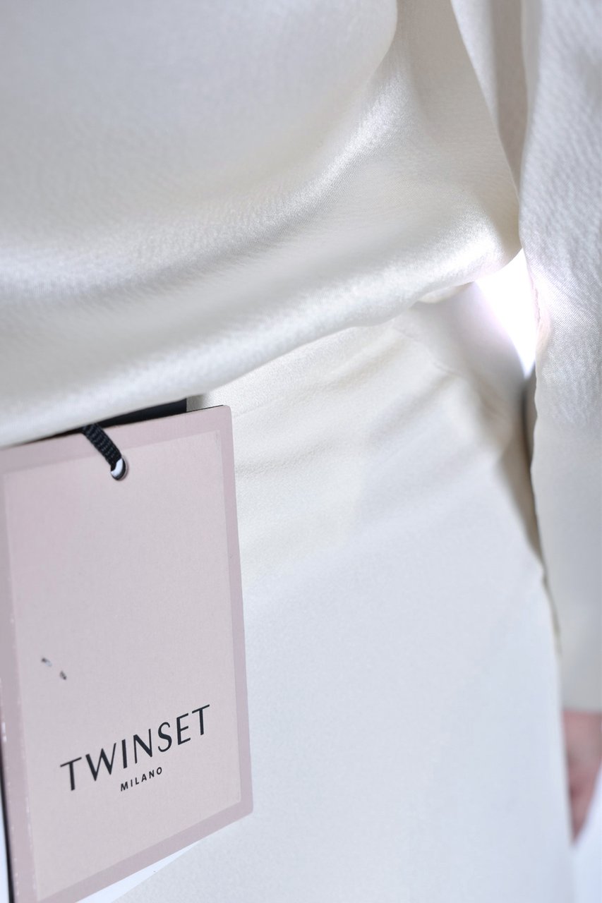 Twin-set Trousers White Wit