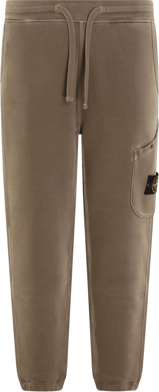 Stone Island Heren Fleece Pants Bruin
