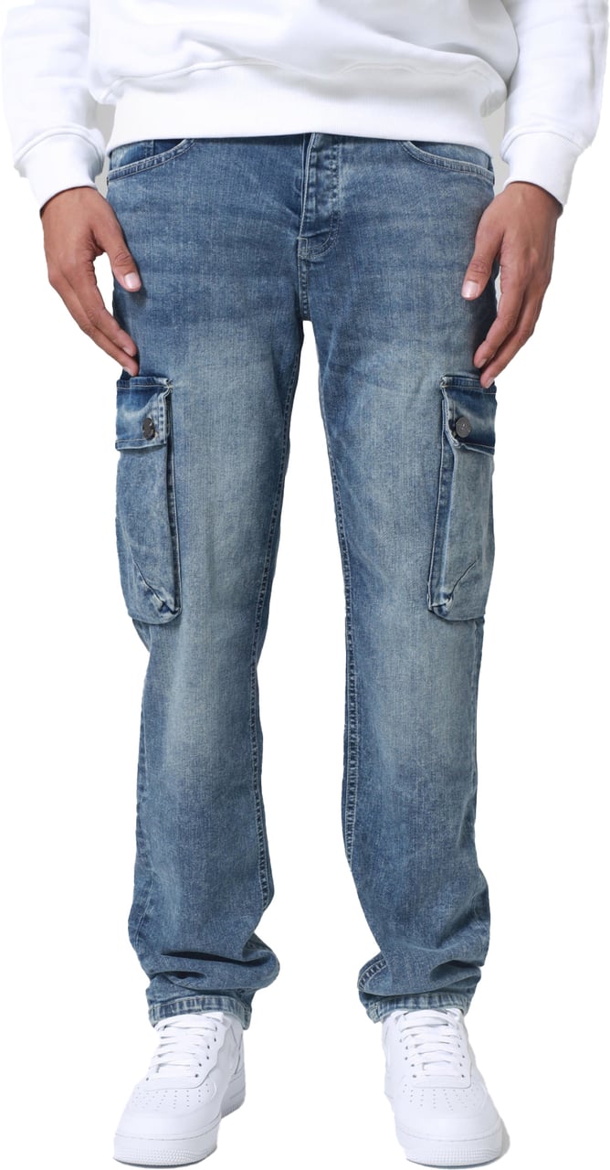 XPLCT Studios Cargo jeans sandwash Beige