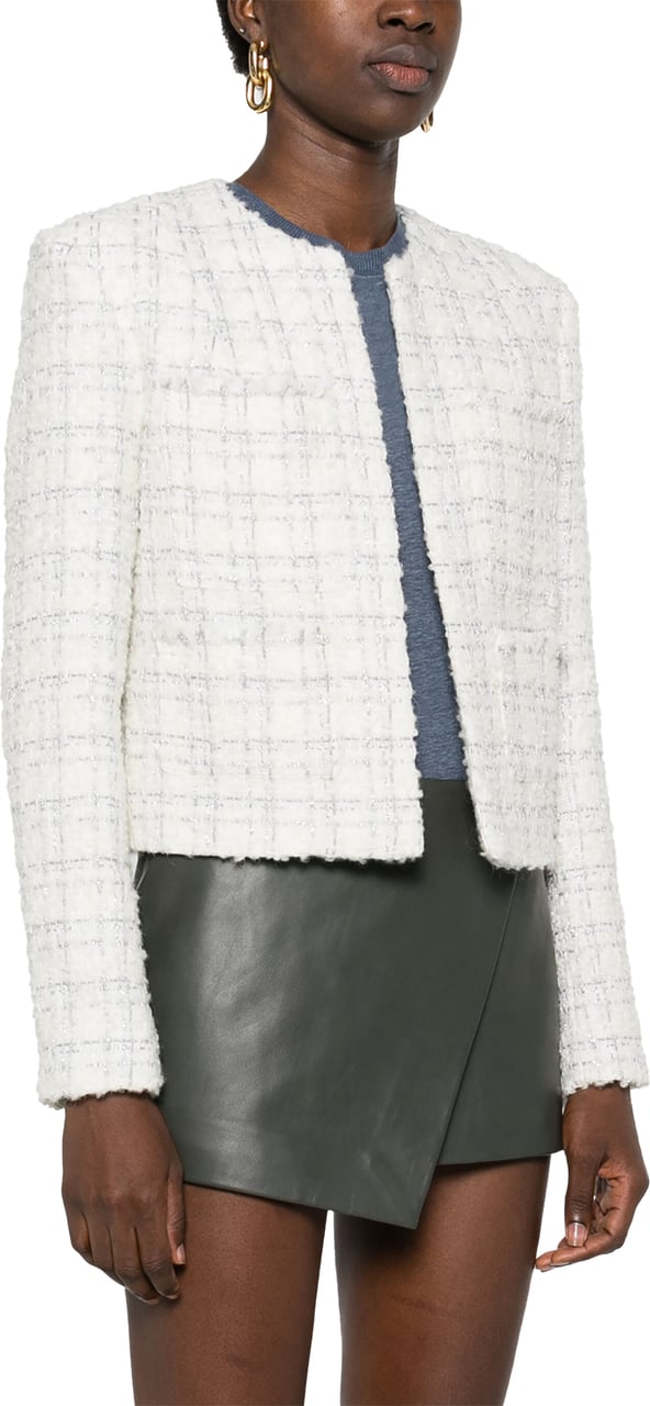 Iro jas wit grijs Wit