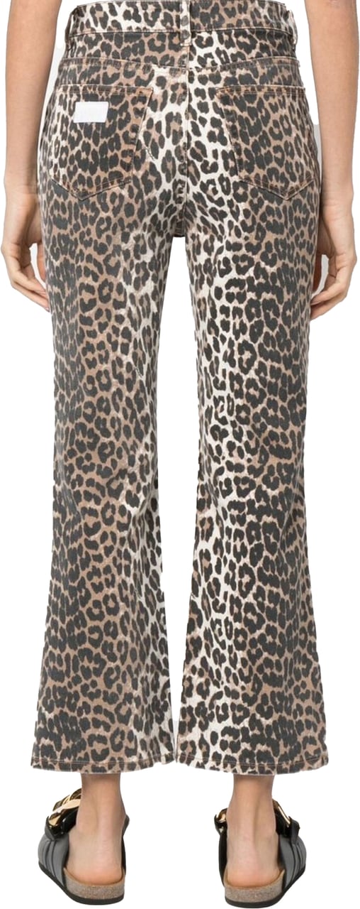 Ganni broek leopard Dierenprint