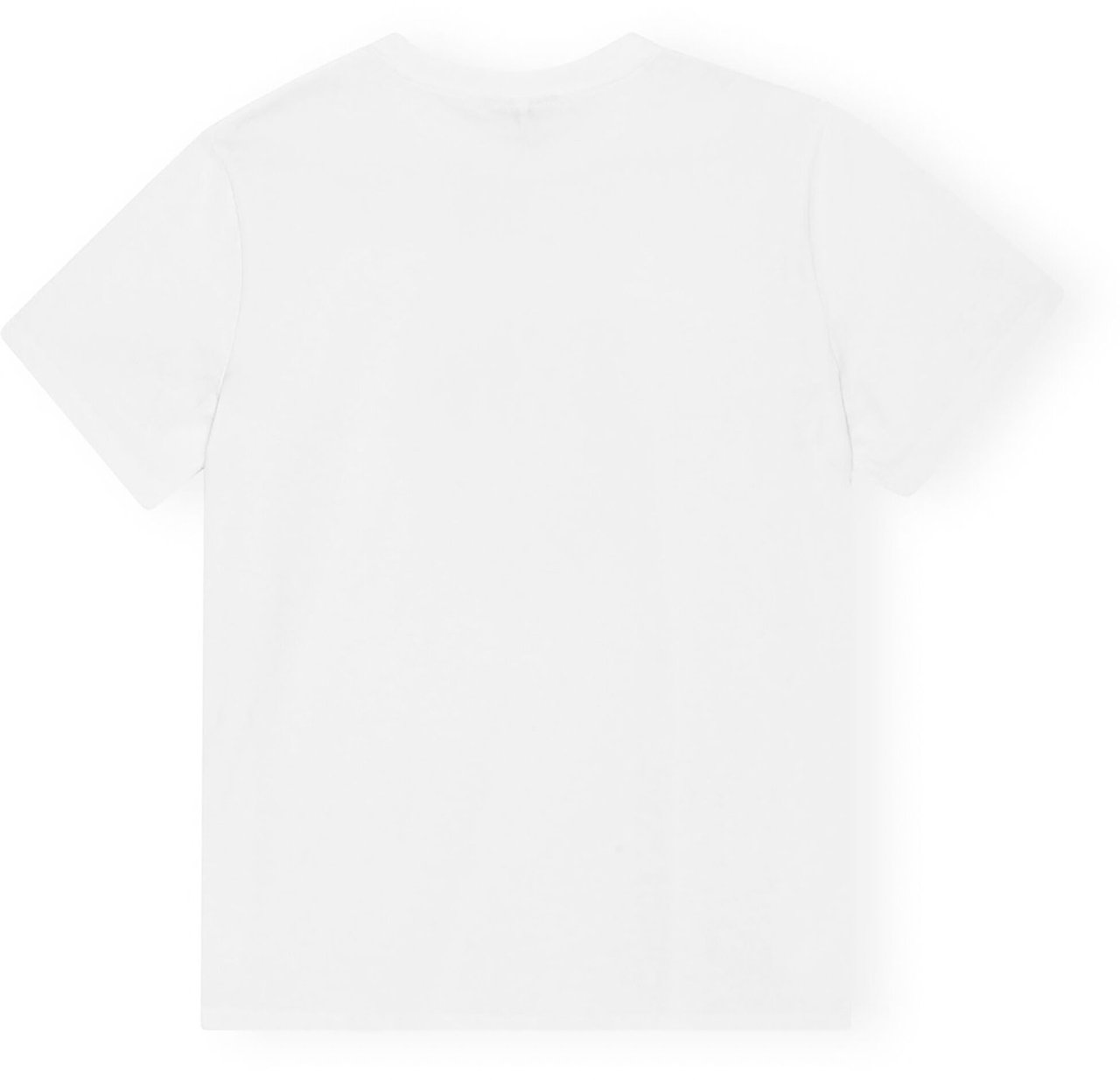 Ganni t-shirt wit Wit