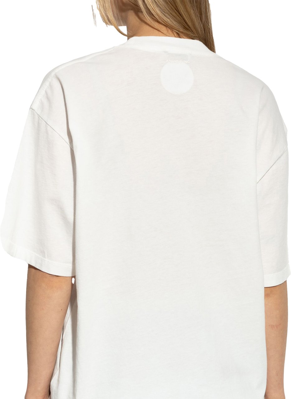 Anine Bing t-shirt wit Wit