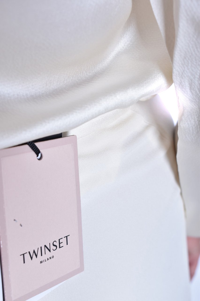 Twin-set Trousers White Wit