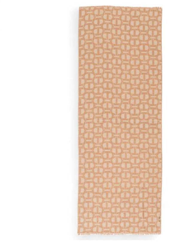 Twin-set Scarfs Brown Old White Bruin