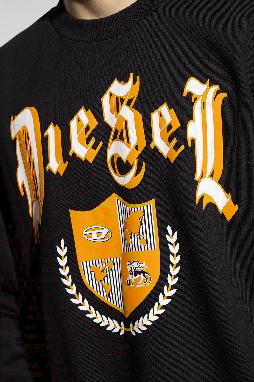 Diesel Sweatshirt Black Zwart