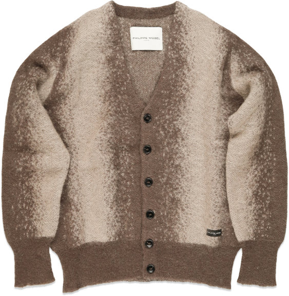 Philippe Model Sweaters Brown Bruin