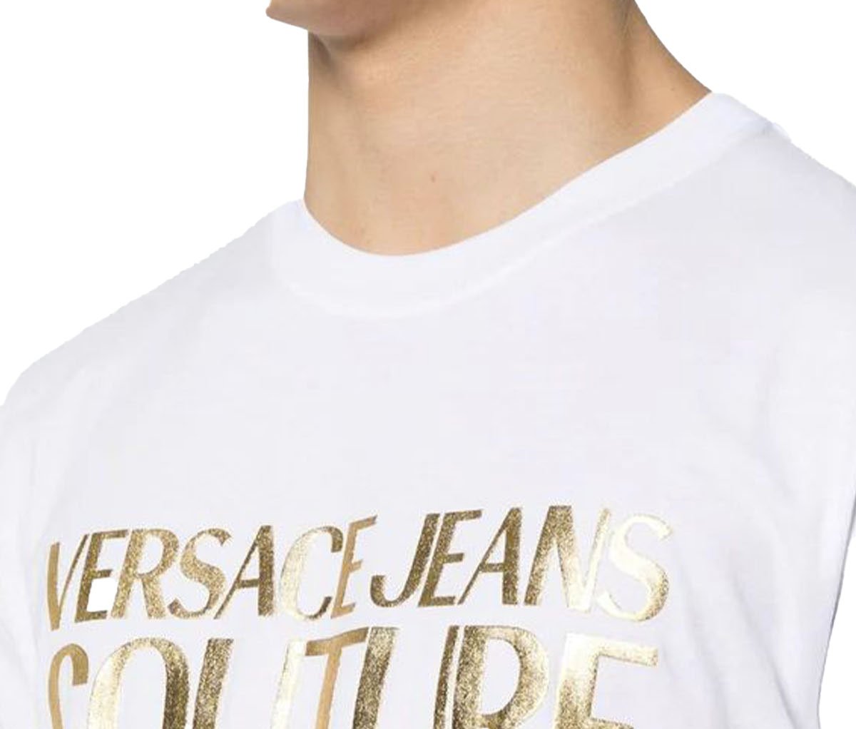 Versace Jeans Couture T-shirts And Polos White Neutraal