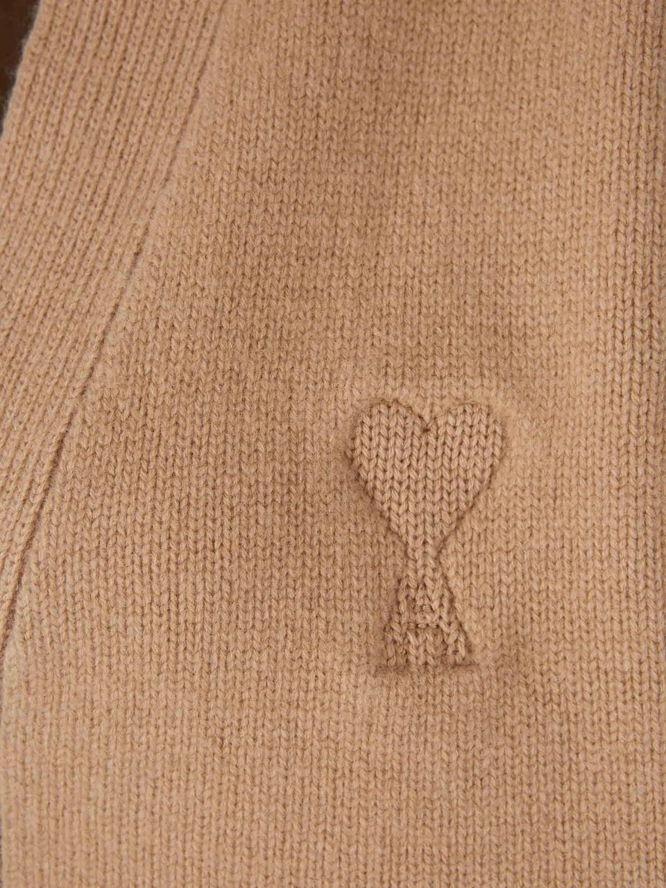 AMI Paris Logo Knit Cardigan Divers