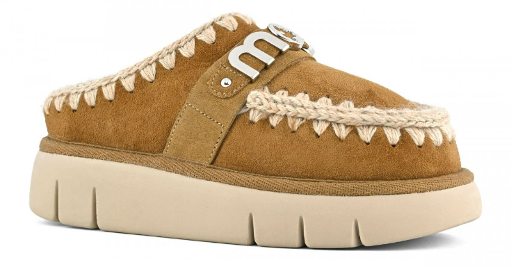 MOU Dames Bounce Clog Cognac Bruin