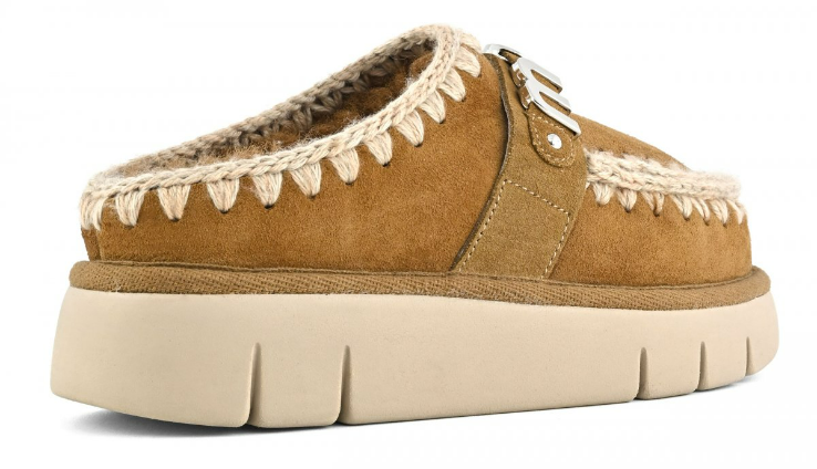 MOU Dames Bounce Clog Cognac Bruin