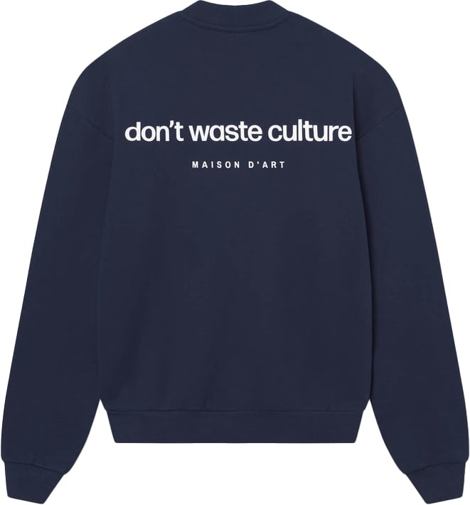 Don't Waste Culture Matt sweater Blauw