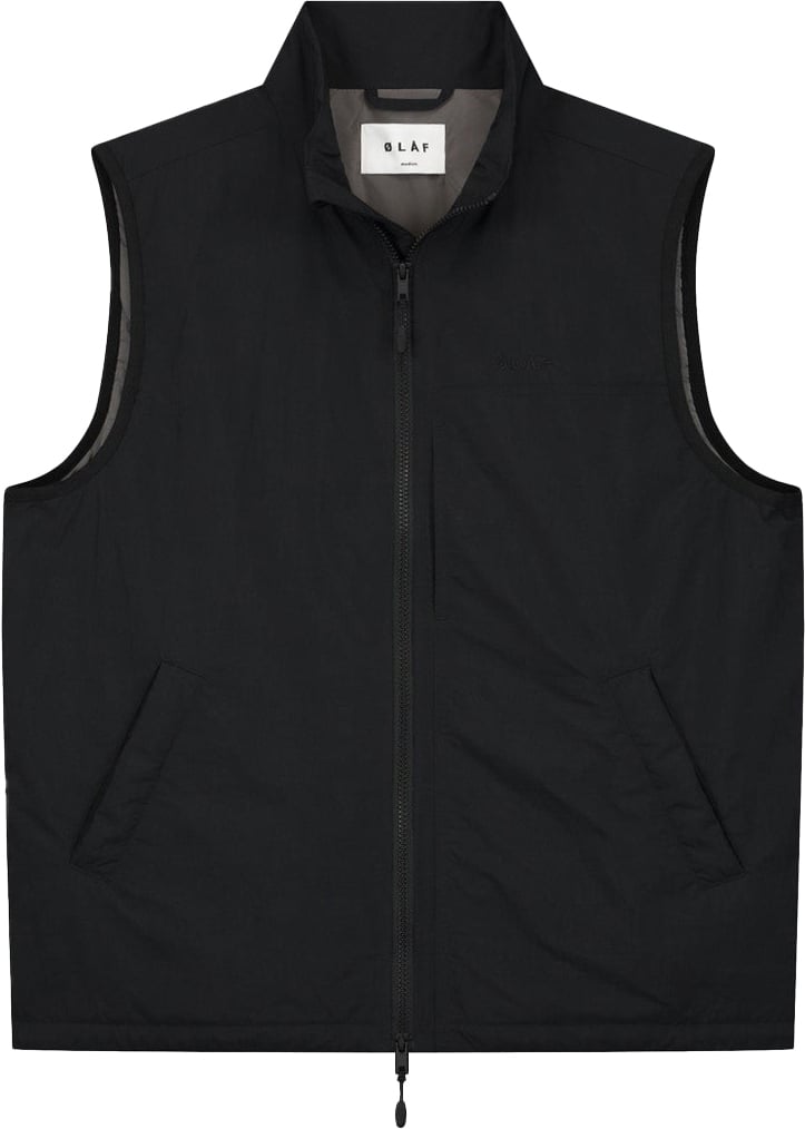 ØLÅF Nylon vest Zwart