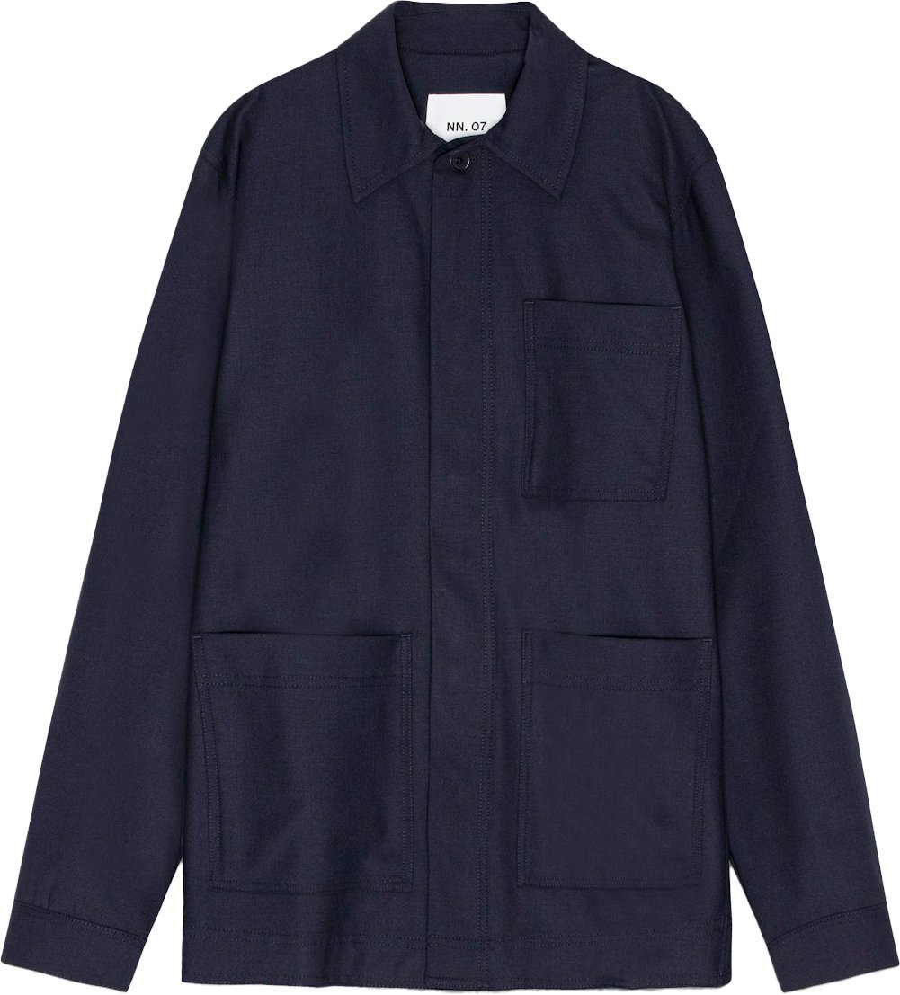NN07 Olav overshirt Blauw