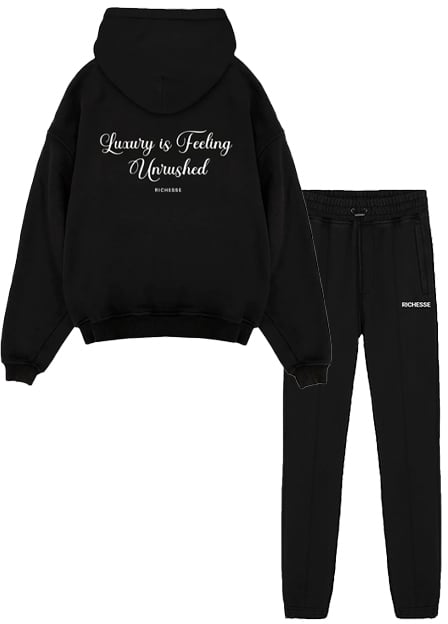 Richesse Unrushed Zwart Tracksuit Zwart