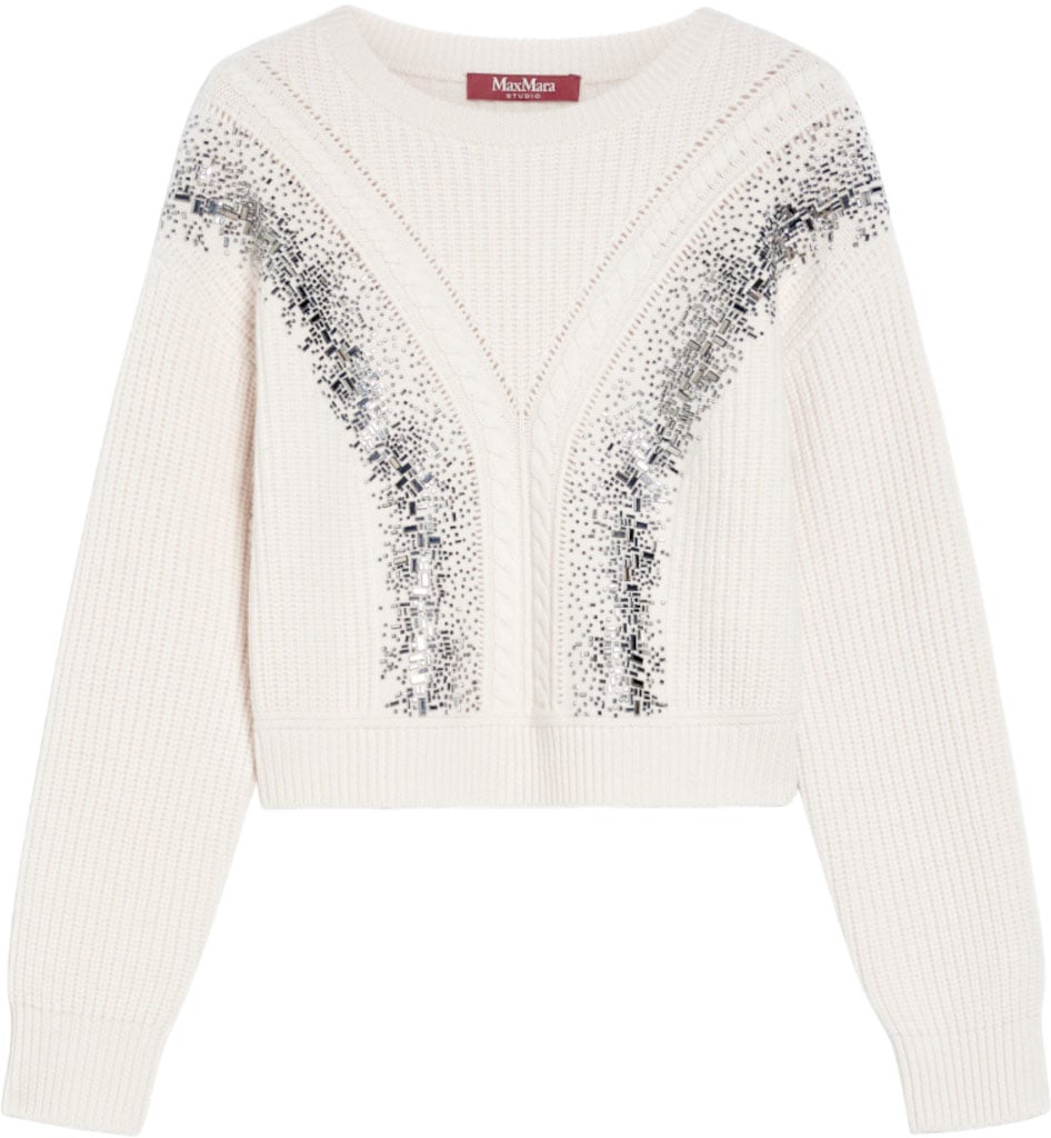 Max Mara Sweaters White Wit