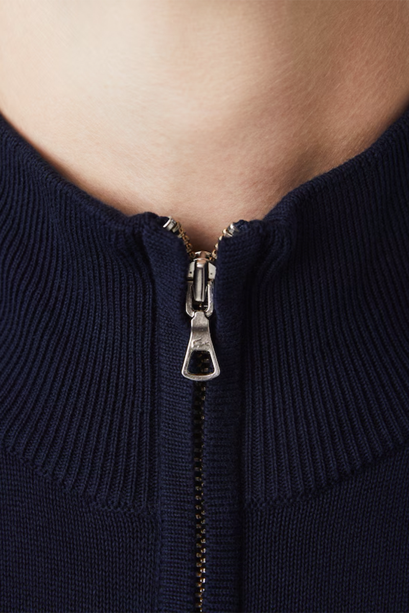 Lacoste Lacoste Sweater Zipper Blauw