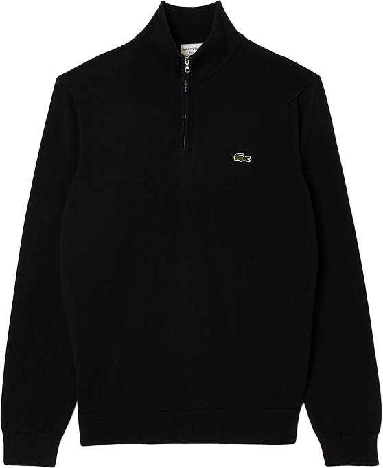 Lacoste Lacoste Sweater 1/4 Zipper Zwart