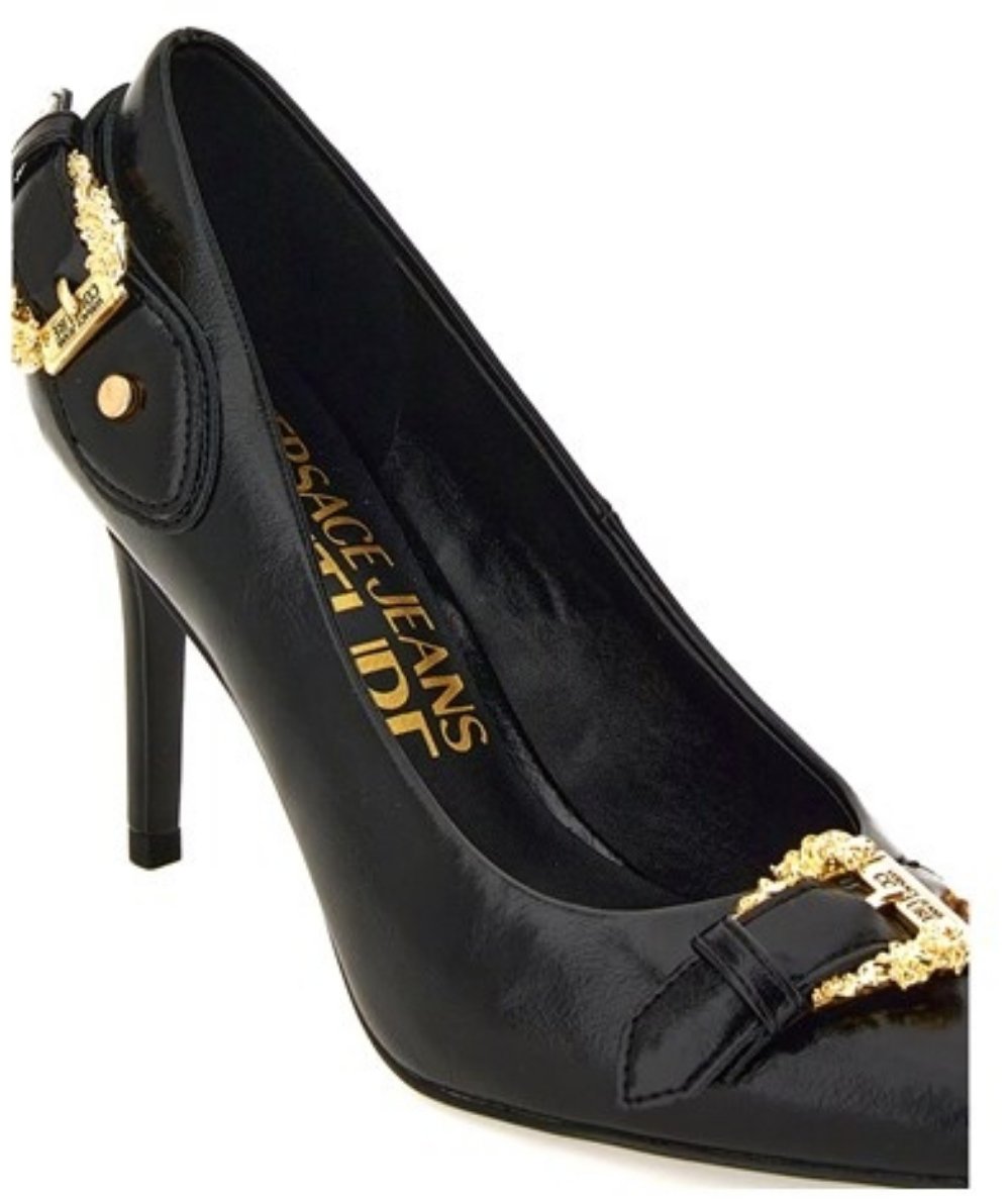 Versace Jeans Couture High Heel Shoes Black Zwart