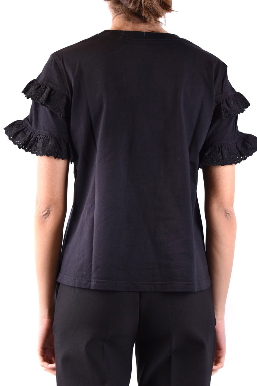 Alexander McQueen Tshirt Short Sleeves Black Zwart