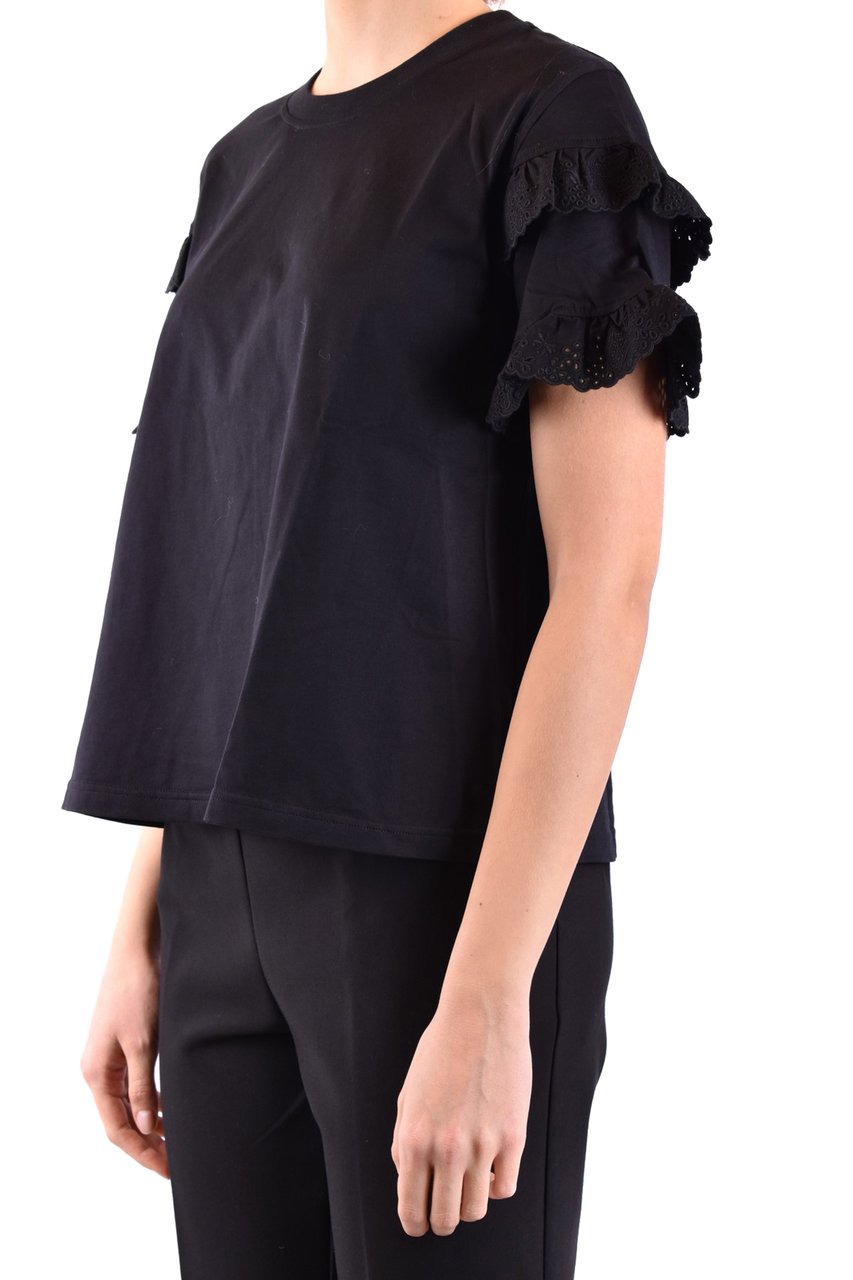 Alexander McQueen Tshirt Short Sleeves Black Zwart