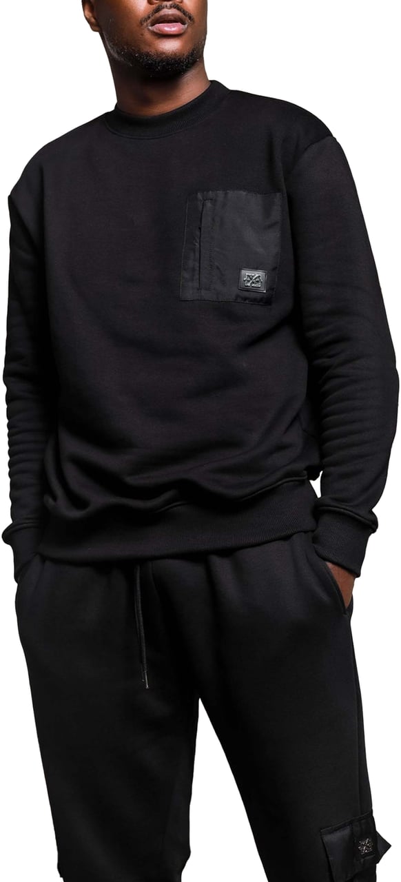 XPLCT Studios Swat Crewneck | Black Zwart