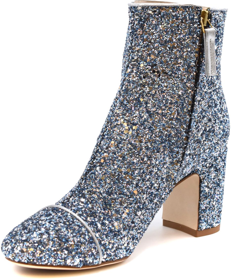 Polly Plume Booties Blue Blauw