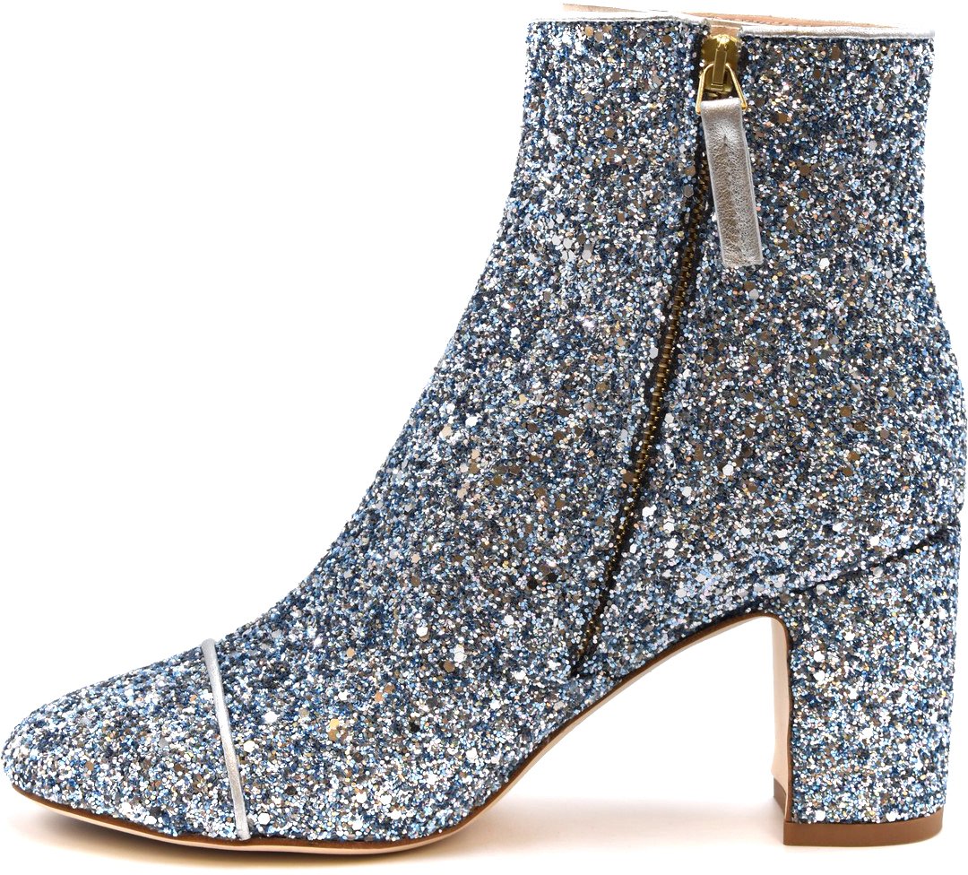 Polly Plume Booties Blue Blauw