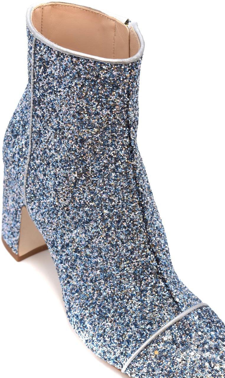 Polly Plume Booties Blue Blauw