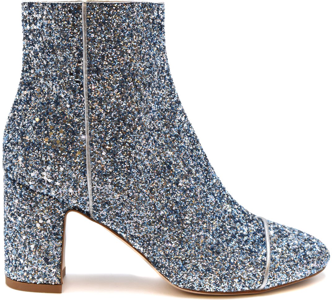 Polly Plume Booties Blue Blauw