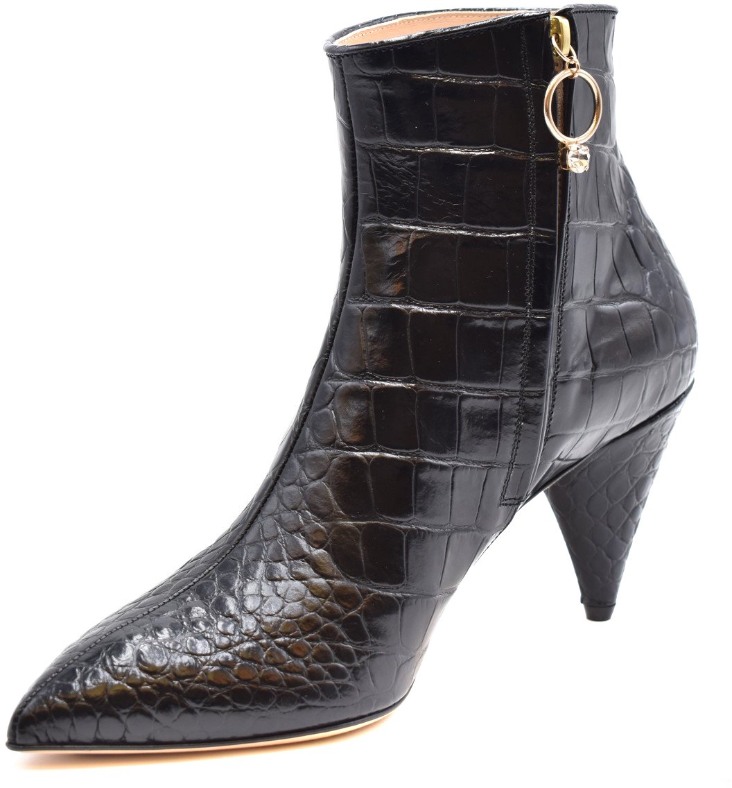 Polly Plume Booties Black Zwart