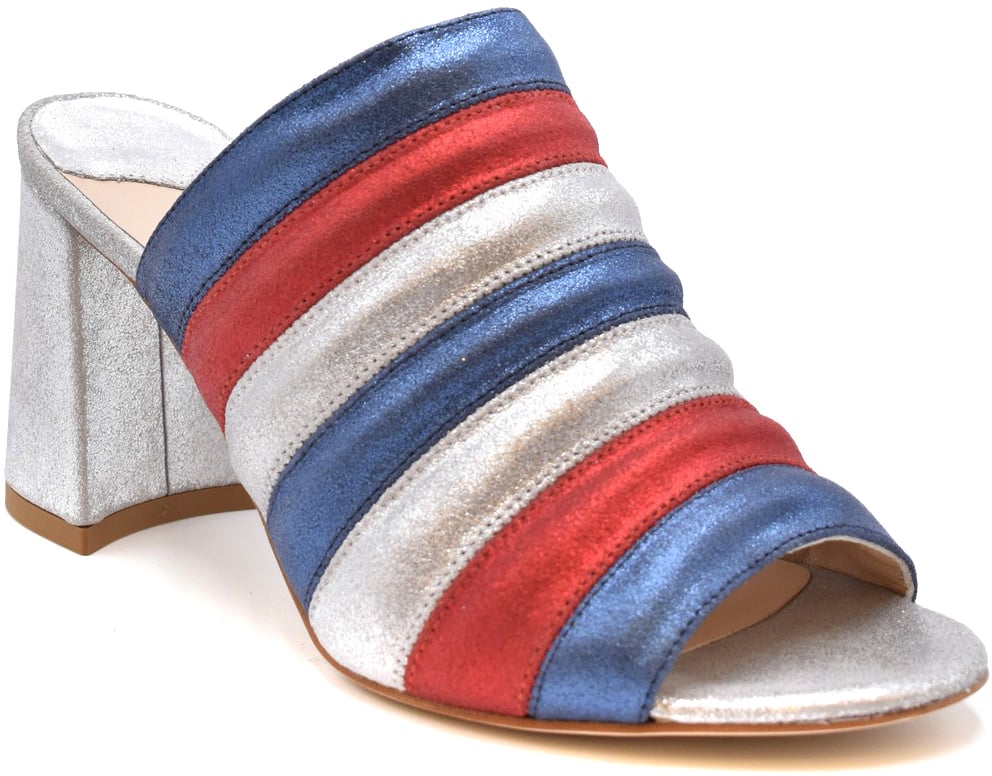 Polly Plume Sandals Silver Zilver