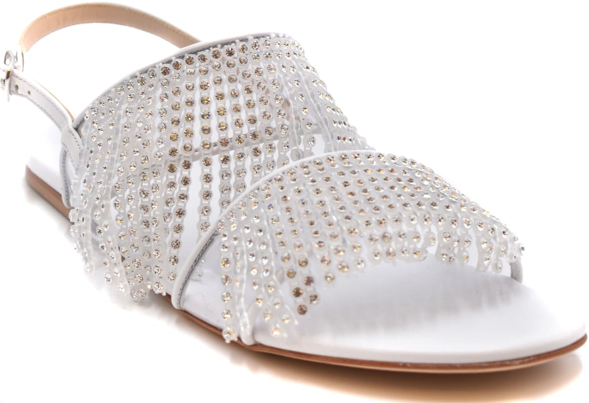 Polly Plume Sandals White Wit