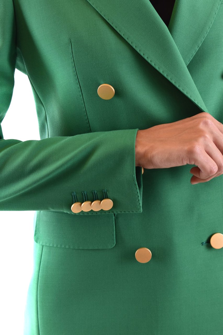 Tagliatore Dresses Green Groen