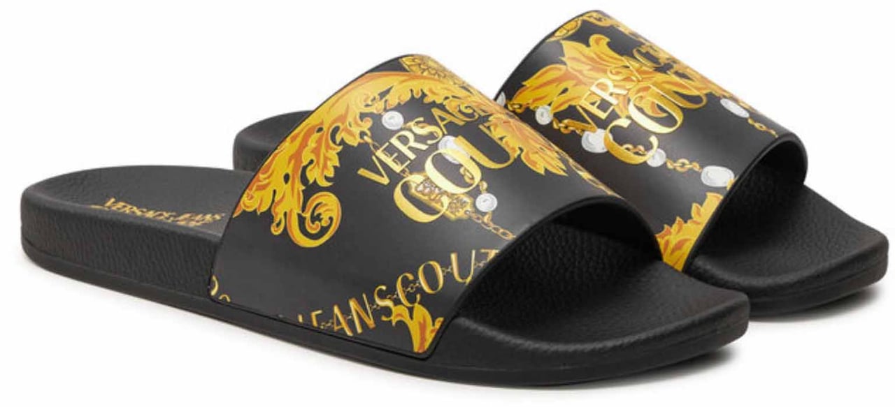 Versace Jeans Couture Sandals Black Zwart