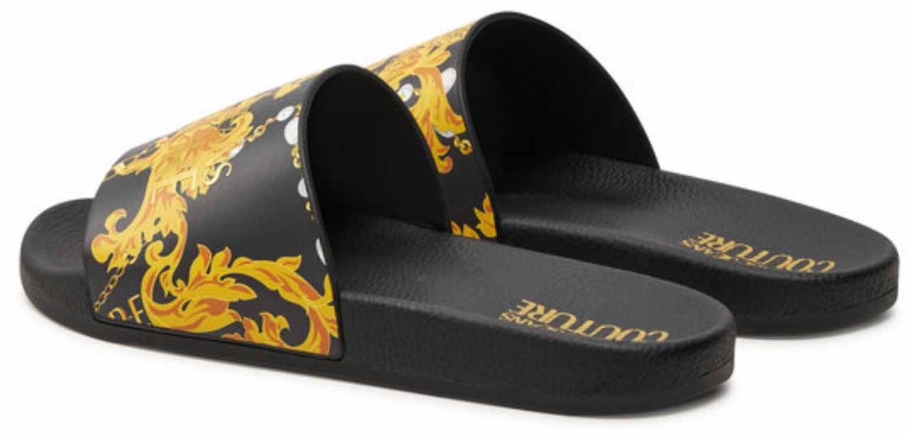 Versace Jeans Couture Sandals Black Zwart