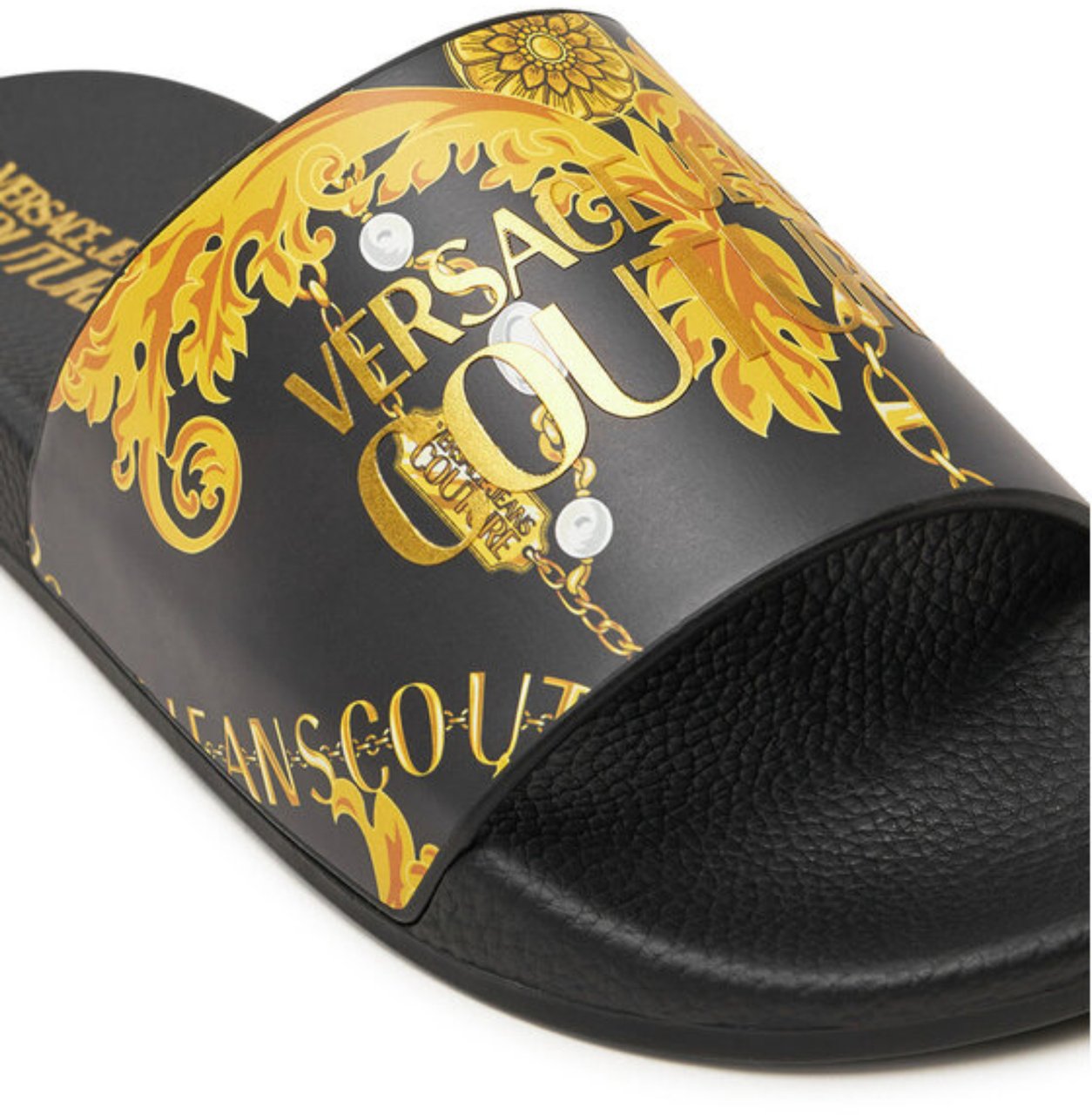 Versace Jeans Couture Sandals Black Zwart