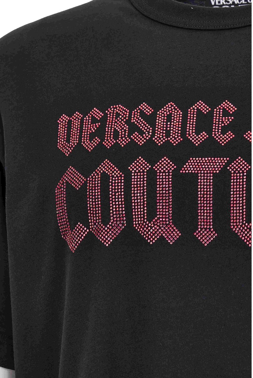 Versace Jeans Couture T-Shirts And Polos Black Zwart