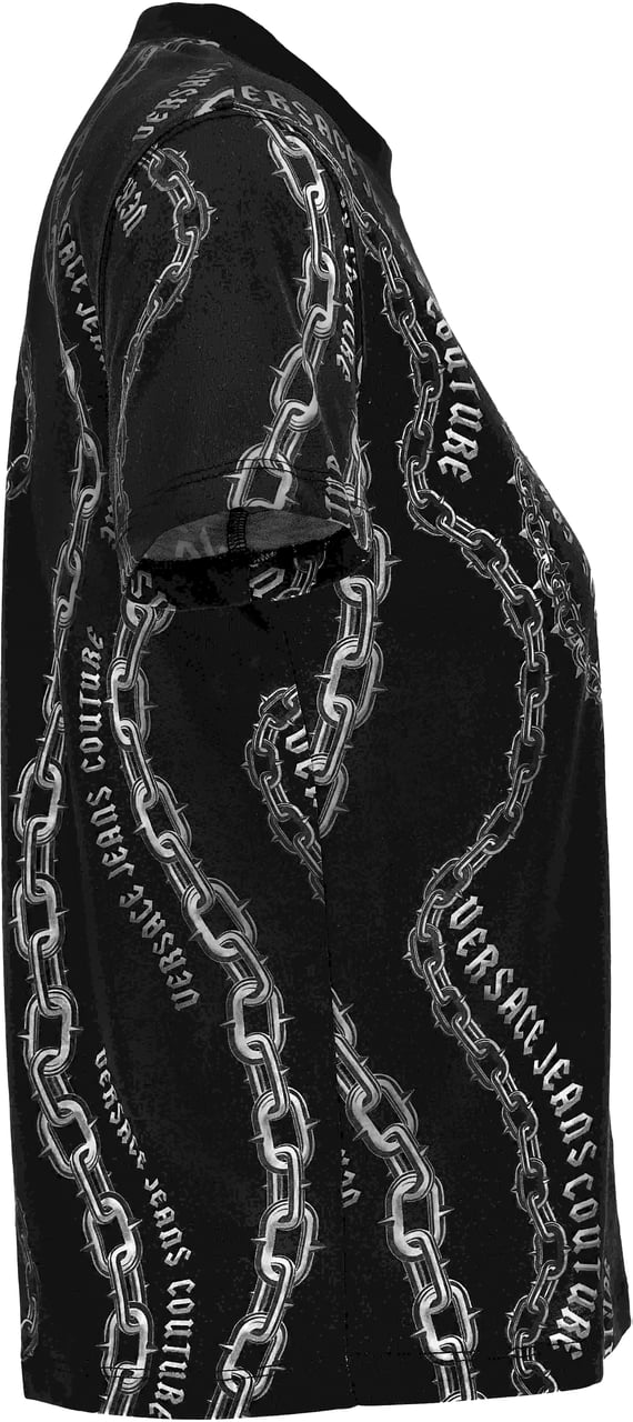 Versace Jeans Couture T-Shirts And Polos Black Zwart